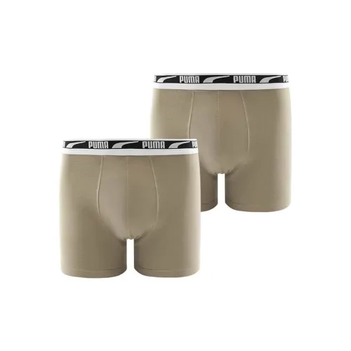 PUMA Трусы Мужские 2 упаковки хаки