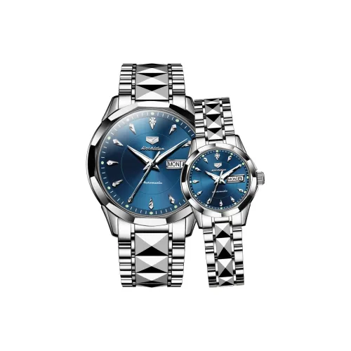 Jin Shi Dun Механический механизм Унисекс Часы 42mm*42mm*12mm Синий