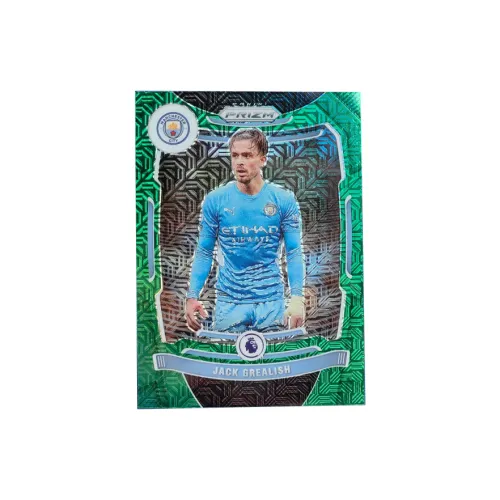 Панини Грейлиш Манчестер Сити Англия Prizm 21 22 Зеленый Refractive Игрок Карта Карта Passable Спортивные карты 1 шт