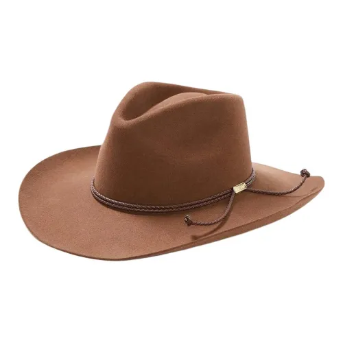 STETSON Кожа Фетр Шапки и Кепки Унисекс Коричневый