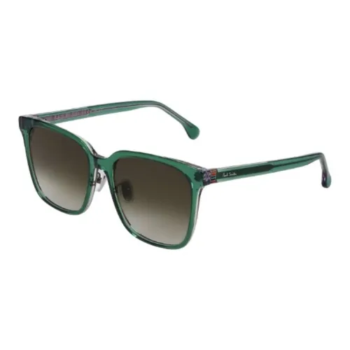Paul Smith Пластик Квадратные Солнцезащитные очки Мужские Зеленые