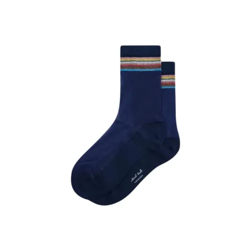 Paul Smith 1 шт Морской синий Женские Носки MID до икры