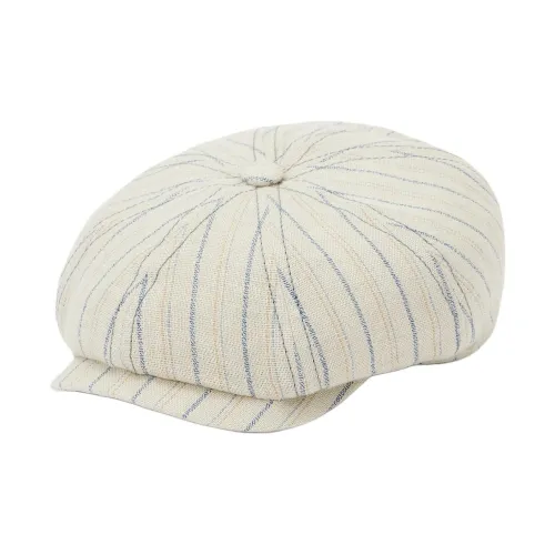 STETSON Linen Cotton Berets Unisex Ecru