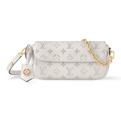 LOUIS VUITTON Цвет плюща Телячья кожа Кошелек Сумка через плечо Сумка Mini Женская Белая