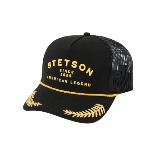 STETSON Полиэстер Сетка Кепки Унисекс Черный