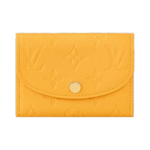 LOUIS VUITTON Кошелек из коровьей кожи женский желтый