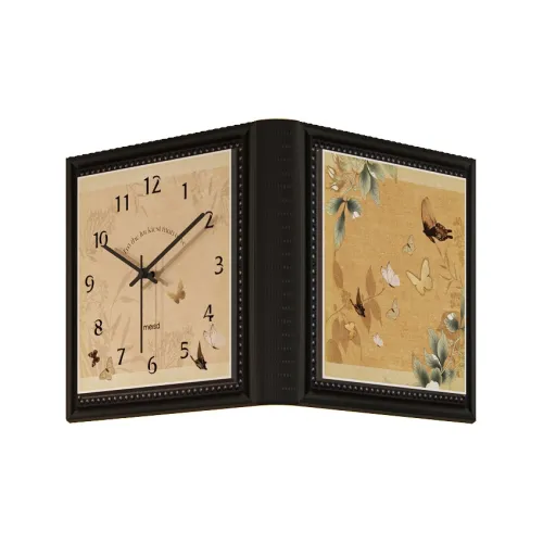 Meishida Sweeping Seconds Movement Унисекс Настенные часы Кофе