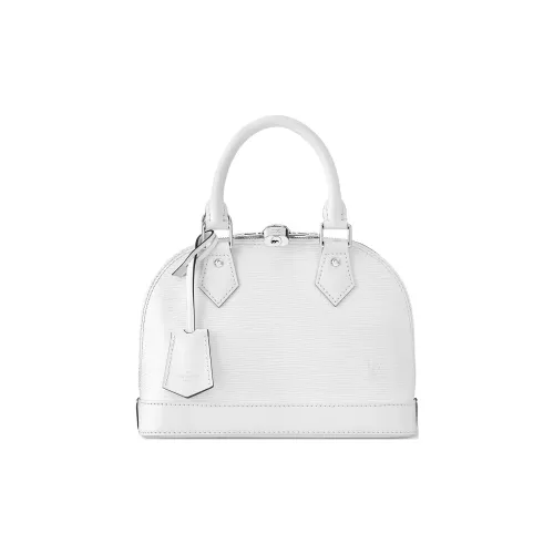 LOUIS VUITTON Alma BB GRAIN LEATHER Сумка через плечо Сумка Женская Белая