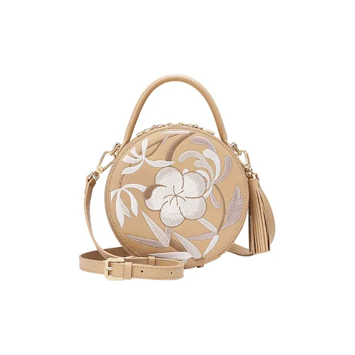 Ancient Yi Xi Коровья кожа Эксклюзивный Премиум Флаг Через плечо Одно плечо Сумка Маленькая Женская Миндально-желтая