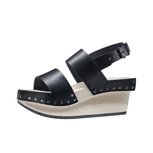 Trippen Flush one Ремень Сандалии Женские Черный Белый