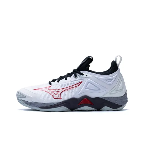 Mizuno Wave Momentum 3 Бадминтонная обувь Низкий топ Красный Унисекс