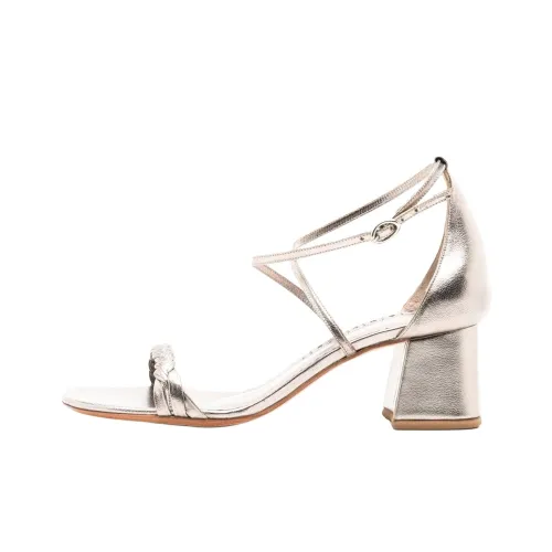 Sarah Chofakian Windsor one Ремень Сандалии 4CM Женские Золотые