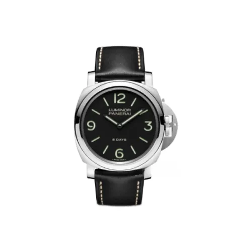 PANERAI Ручной механизм Мужские часы LUMINOR LUMINO Collection 44 мм Черные