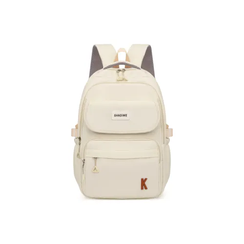 OURFUN Oxford Рюкзак Стандартный Унисекс Экрю Черный Желтый Синий