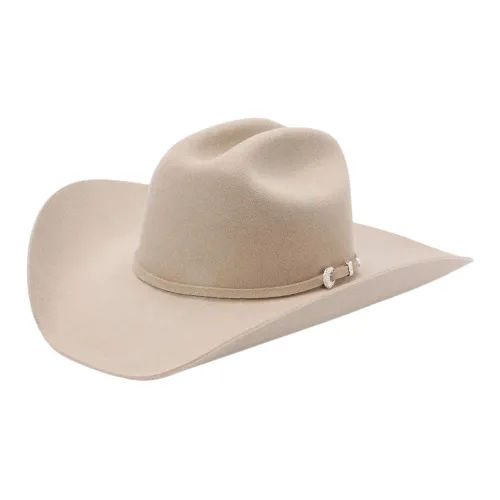 STETSON Buffalo Felt Hats Caps Unisex Beige