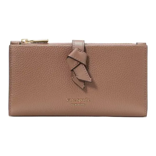 Kate Spade Knott Кожа Кошелек Маленький Женский Ostrich Цвет