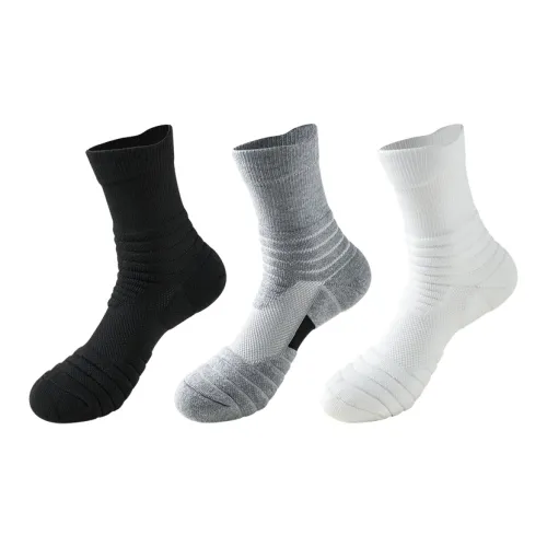 MIIOW Баскетбольные носки Мужские упаковка из 3 пар