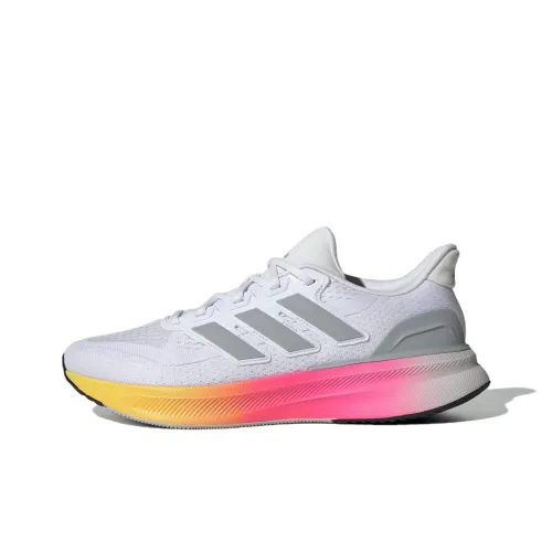 Adidas ULTRARUN 5 Дышащие Низкие Беговые Кроссовки Мужские Серебряные