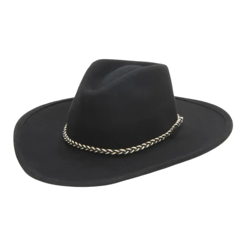STETSON Буйвол Felt Буйвол Fiber Буйвол Leather Буйвол Шапка и Кепка Unisex Black