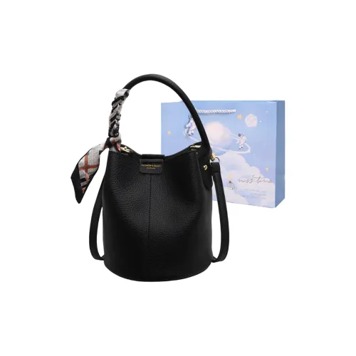 Duoluplo Doron Paul ПУ (полиуретан) Сумка-ведро Портативная Сумка через плечо Сумка на плечо Женская Черная Хаки Экрю Кофейная