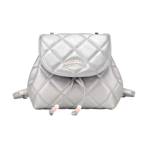 TOUTOU ПУ (полиуретан) Рюкзак Средний Женские Гора Весна Серебряный