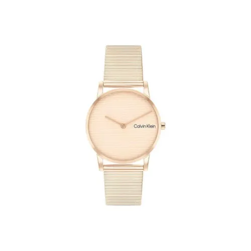 CALVIN KLEIN Наручные часы Кварцевый механизм Стальной ремешок 30 мм Розовое золото Циферблат Женские часы