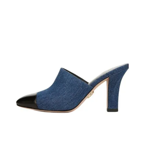 Veronica Beard Домашние тапочки 7,5 см Женские Синие