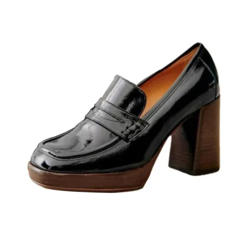 Sezane Jessie Лоферы 9 см Женские Черные