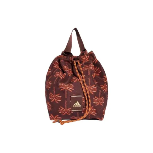 Adidas Polyester Carry Backpack Standard Women Fox Red