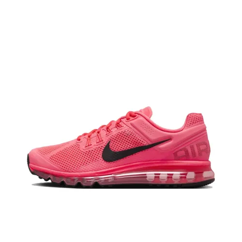 Nike Air Max 2013 Устойчивый к истиранию Низкий Топ Повседневные Беговые кроссовки Унисекс Красный