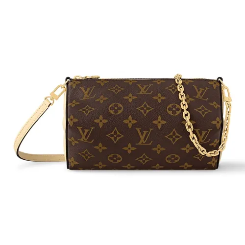 LOUIS VUITTON Монограмма Покрытый холст Фрукты Сумка Сумка через плечо Мини Женская Банановый Желтый