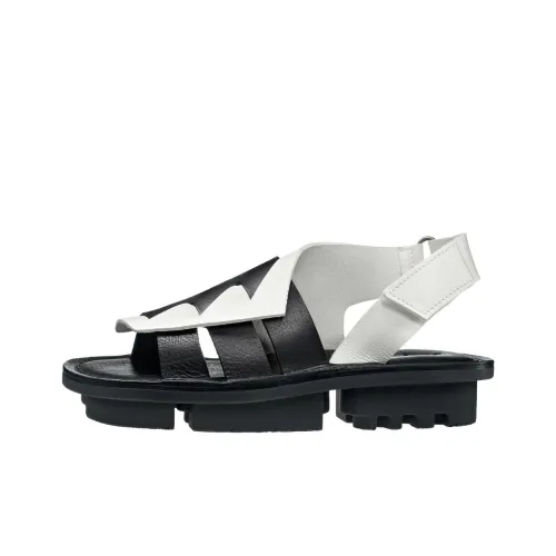 Trippen Influence One Ремень Сандалии Женские Черный Белый