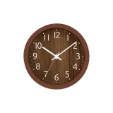 Настенный двухфункциональный часы, Frilet 18SW, коричневый