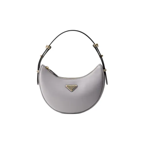 PRADA Кожа Сумка Сумка через плечо Женская Гранитно-серый