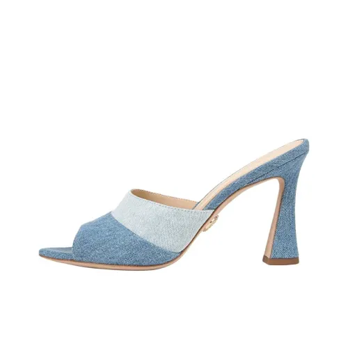 Veronica Beard Слипоны 8,9 см Женские Синие