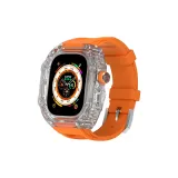 Ледниковый белый + Апельсин Фторопласт Ремень Пряжка