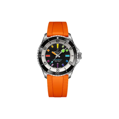 BREITLING Автоматический Механический Часы Мужские Super Ocean Collection 42 мм Черные