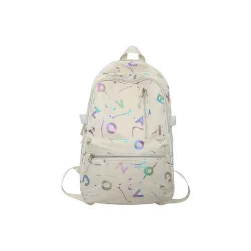 OURFUN Нейлон Рюкзак Унисекс Белый Черный Розовый Зеленый Синий Printed Медведь Белый