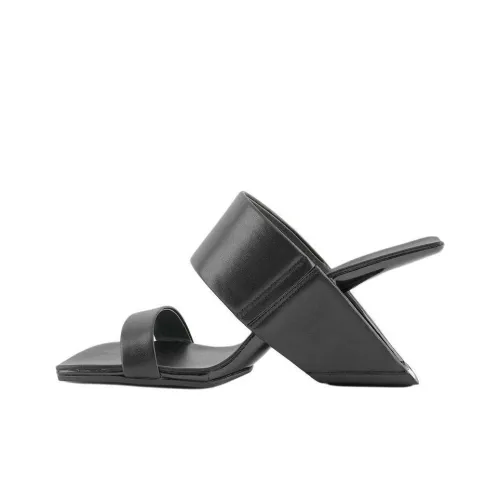 UNITED NUDE Слипоны 8 см Женские Черные