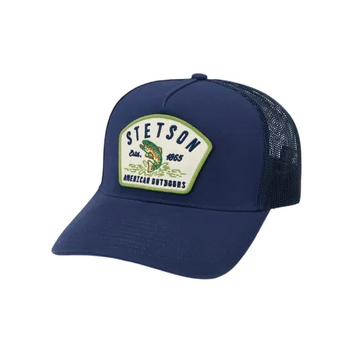 STETSON Хлопковые кепки унисекс темно-синий