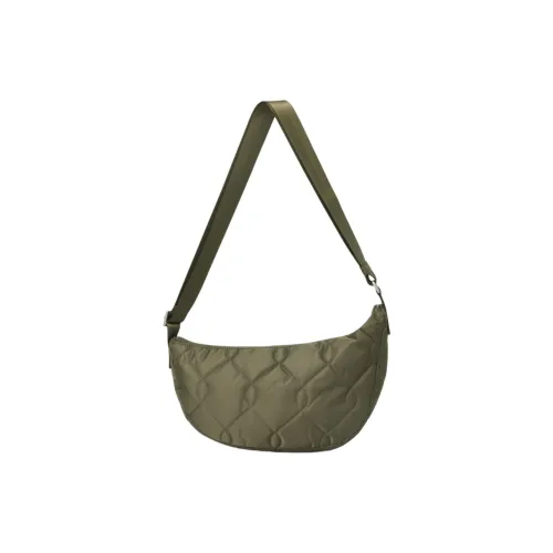COS Полиамид Сумка через плечо Сумка на плечо Мужская Хаки Зеленая