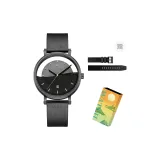 Закат Мужские часы - Однотонный ремень - Стиль