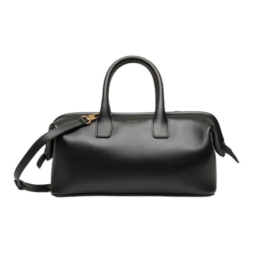 BALLY Телячья кожа Сумка через плечо Сумка Маленькая Женская Черная