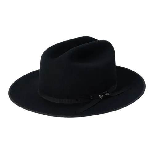 STETSON Сатин Натуральная кожа Фетр Шапки и Кепки Унисекс Черный