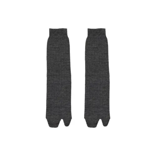 Maison Margiela Средне-серые Женские Колено-высокие Носки