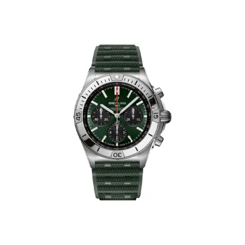 BREITLING Автоматический Механический Часы Мужские Mechanical Chronograph Collection 42 мм Зеленые