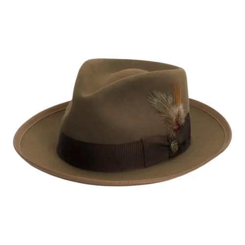 STETSON Замша Felt Шляпы Унисекс Рыжевато-коричневый