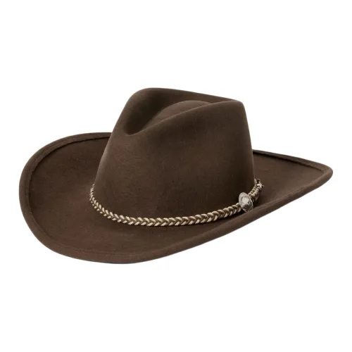 STETSON Буйвол Фетр Кожа Буйвол Волокно Шапки Кепки Унисекс CAMEL