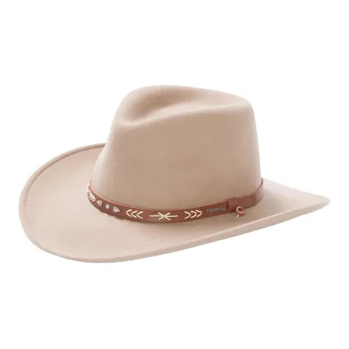 STETSON Шерсть Фетр Шляпы Унисекс Бежевый