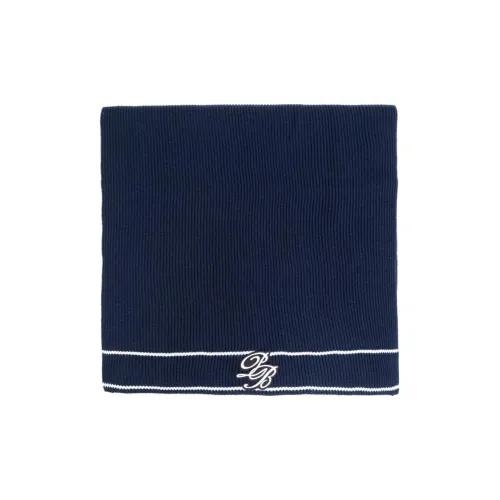 BALMAIN Вязаные шарфы Мужской Морской синий